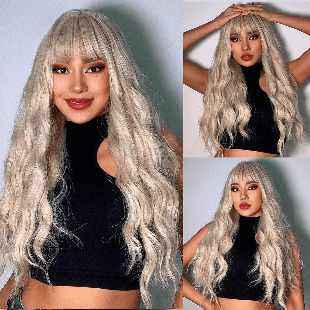 Nicole Long Wavy Wig Wigs - The Burner Shop