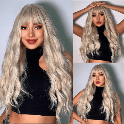 Nicole Long Wavy Wig Wigs - The Burner Shop