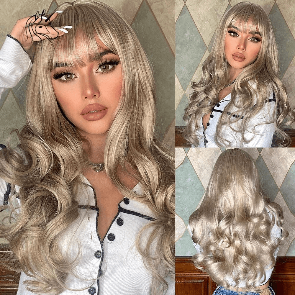 Nicole Long Wavy Wig Wigs - The Burner Shop