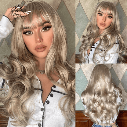 Nicole Long Wavy Wig Wigs - The Burner Shop