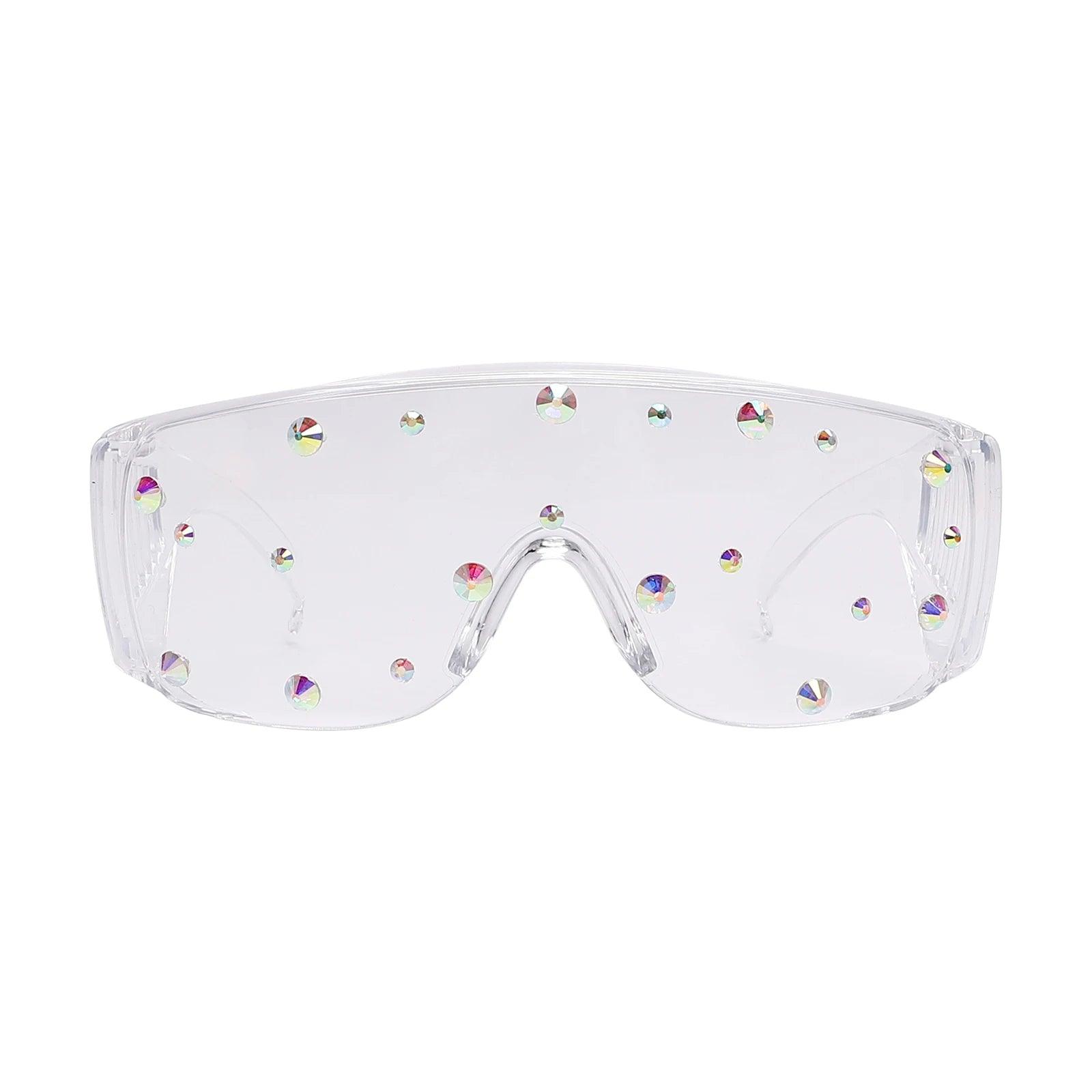 Oversized Diamond Spots Sunglasses Sunglasses - The Burner Shop