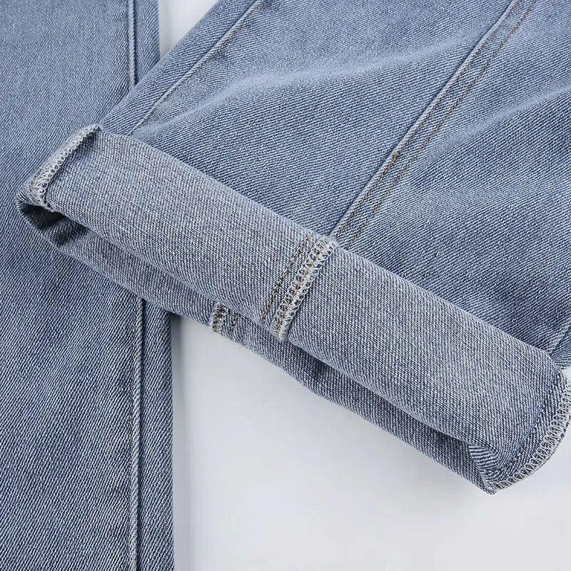 Retro Five Pointed Star Jeans Jeans - The Burner Shop