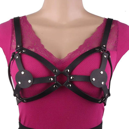 Sexy Gothic Leather Body Harness Body Harness - The Burner Shop
