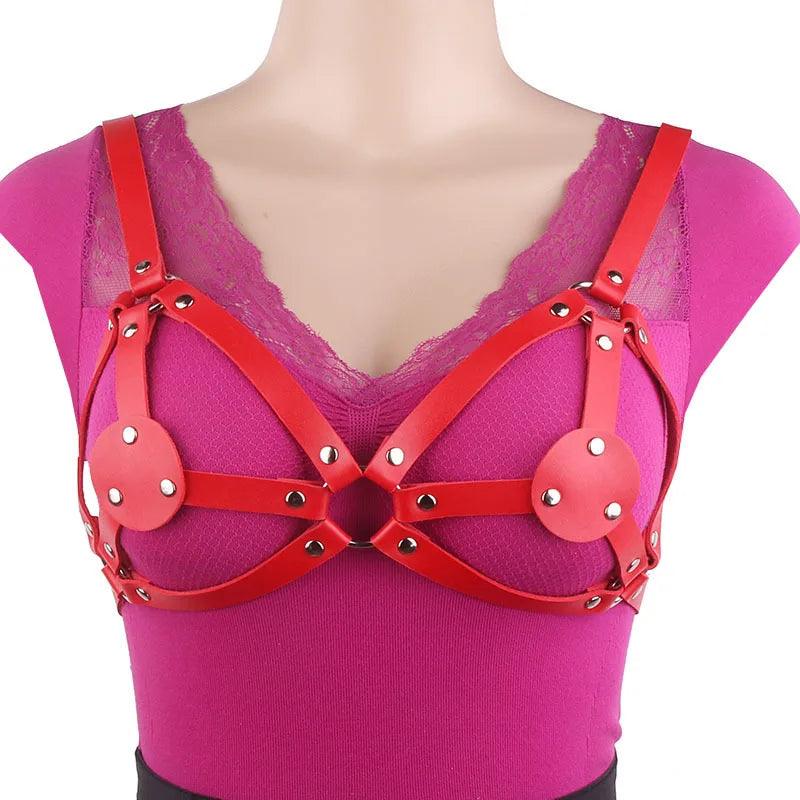Sexy Gothic Leather Body Harness Body Harness - The Burner Shop