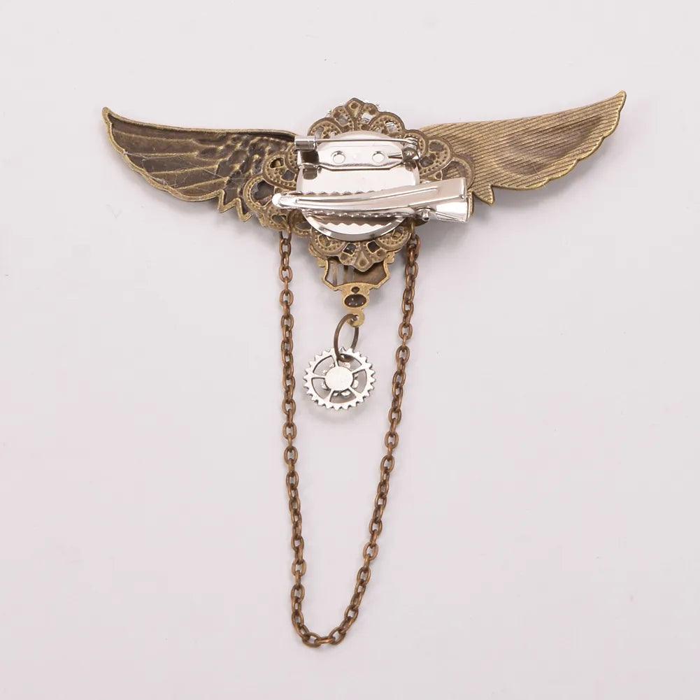 Steampunk Gear & Chains Hair Clips Hair Accessory - The Burner Shop
