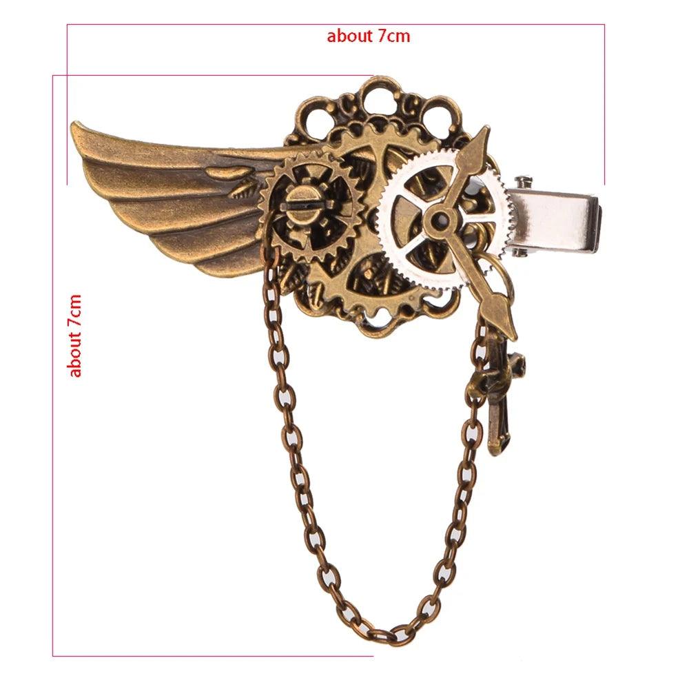 Steampunk Gear & Chains Hair Clips Hair Accessory - The Burner Shop