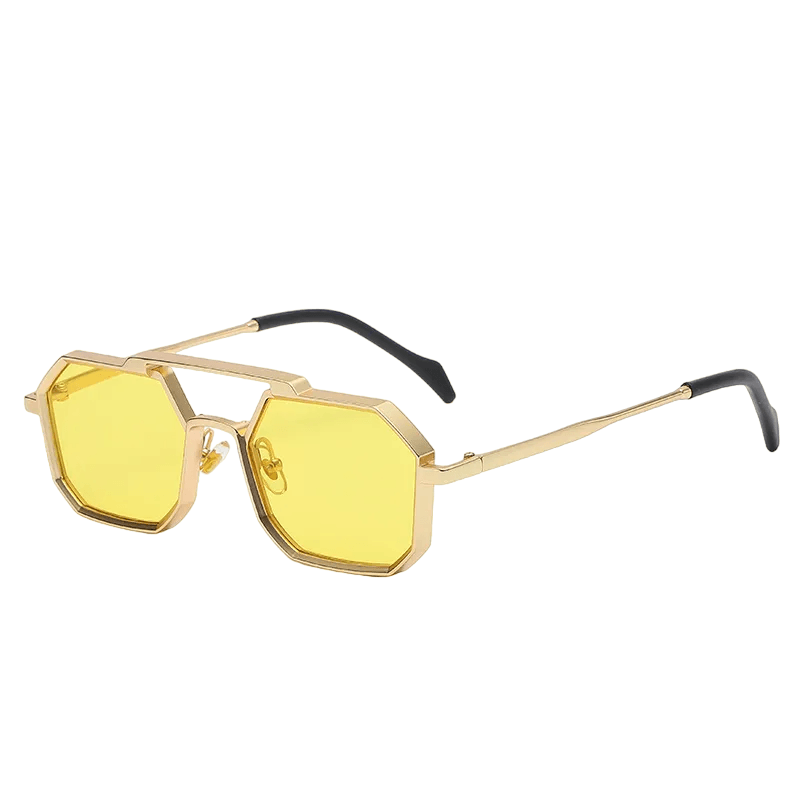 Steampunk Square Sunglasses Sunglasses - The Burner Shop