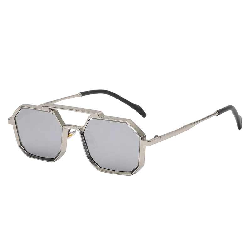 Steampunk Square Sunglasses Sunglasses - The Burner Shop