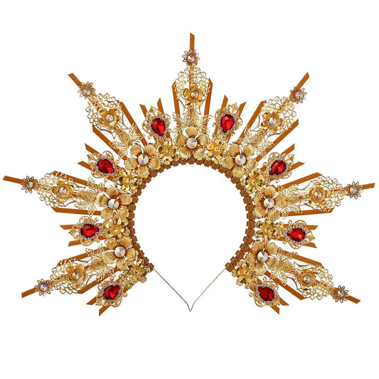 Vintage Gothic Halo Goddess Crown Head Piece - The Burner Shop