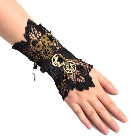 Vintage Steampunk Wrist Cuffs Bracelets - The Burner Shop