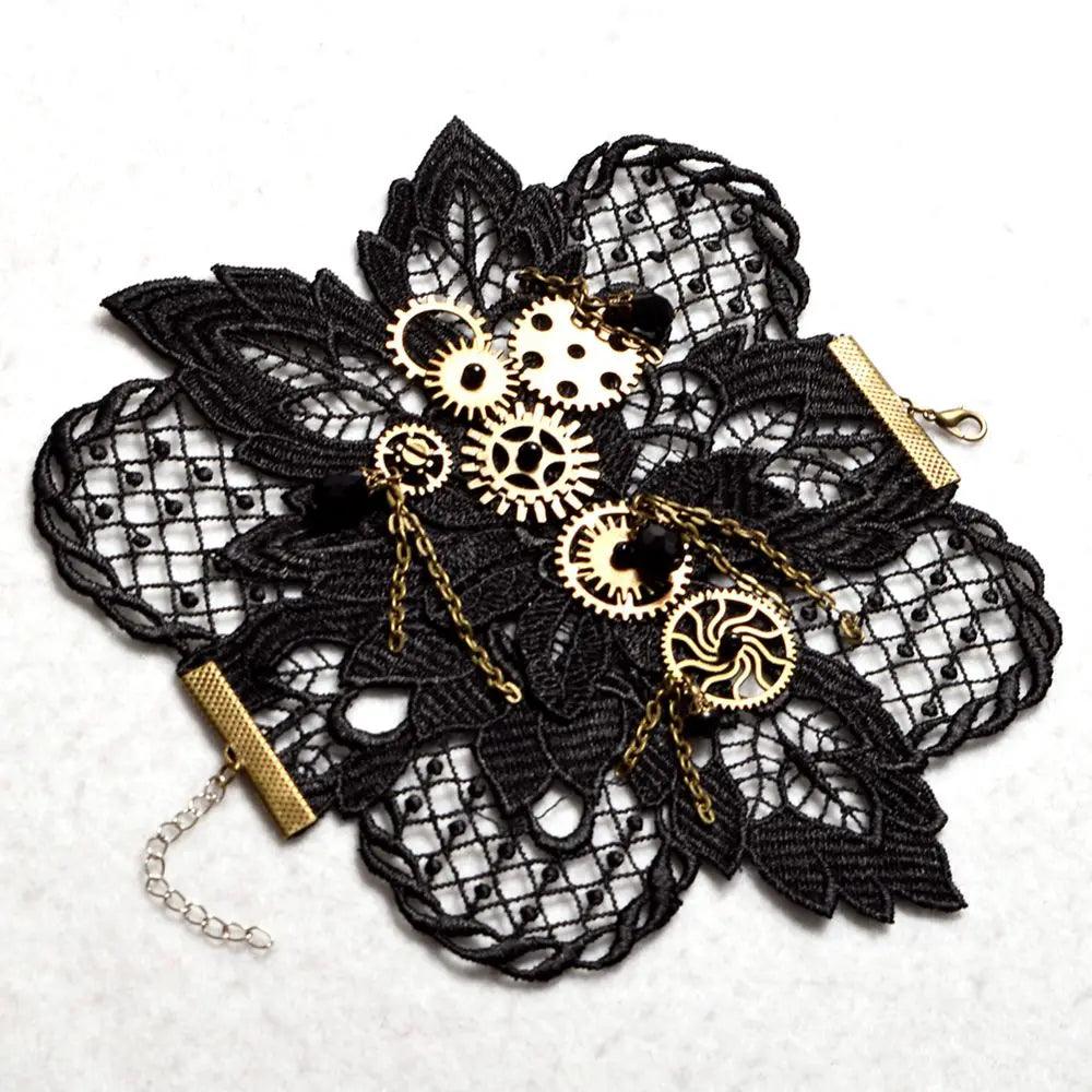 Vintage Steampunk Wrist Cuffs Bracelets - The Burner Shop