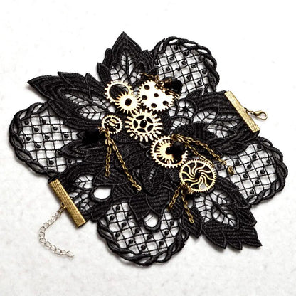 Vintage Steampunk Wrist Cuffs Bracelets - The Burner Shop
