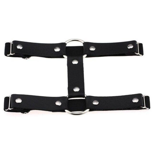 Adjustable Leather Leg Harness Garter Belt Garters - The Burner Shop