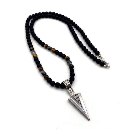 Beaded Arrow Pendant Necklace Necklaces - The Burner Shop