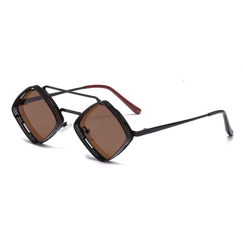 Berta Steampunk Diamond Sunglasses Sunglasses - The Burner Shop