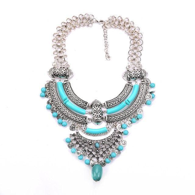 Big Bohemian Gypsy Collar Necklace Necklaces - The Burner Shop