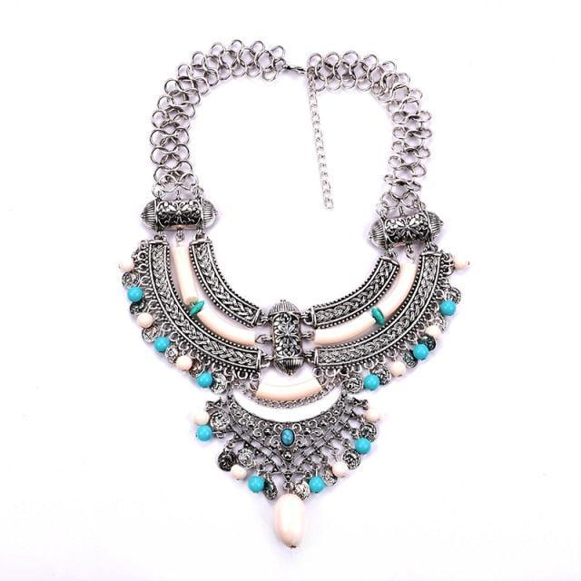 Big Bohemian Gypsy Collar Necklace Necklaces - The Burner Shop