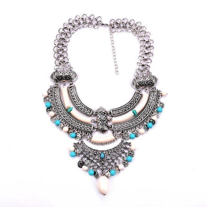 Big Bohemian Gypsy Collar Necklace Necklaces - The Burner Shop