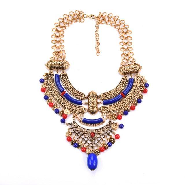 Big Bohemian Gypsy Collar Necklace Necklaces - The Burner Shop