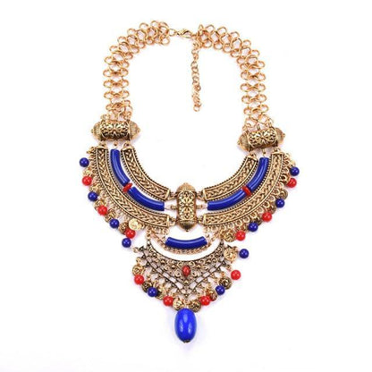 Big Bohemian Gypsy Collar Necklace Necklaces - The Burner Shop