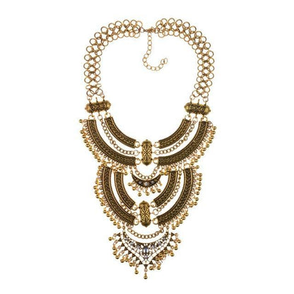 Big Bohemian Gypsy Collar Necklace Necklaces - The Burner Shop