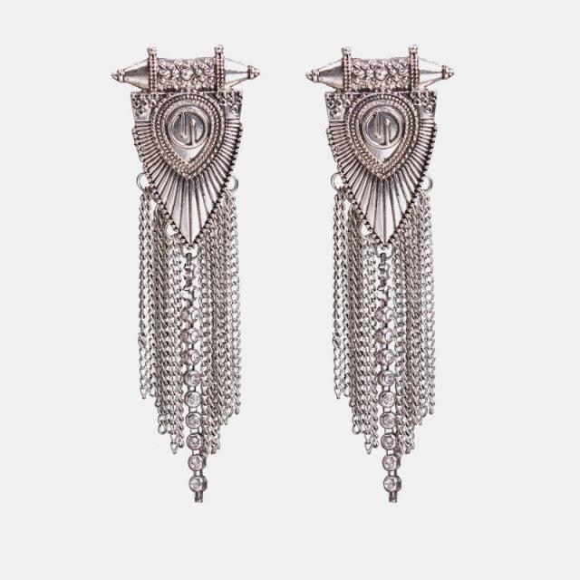 Big Drop Simulated-Pearl Pendants Earrings Earrings - The Burner Shop
