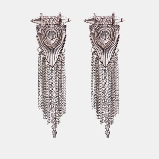Big Drop Simulated-Pearl Pendants Earrings Earrings - The Burner Shop