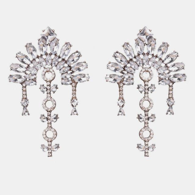 Big Drop Simulated-Pearl Pendants Earrings Earrings - The Burner Shop