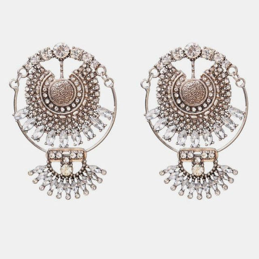 Big Drop Simulated-Pearl Pendants Earrings Earrings - The Burner Shop