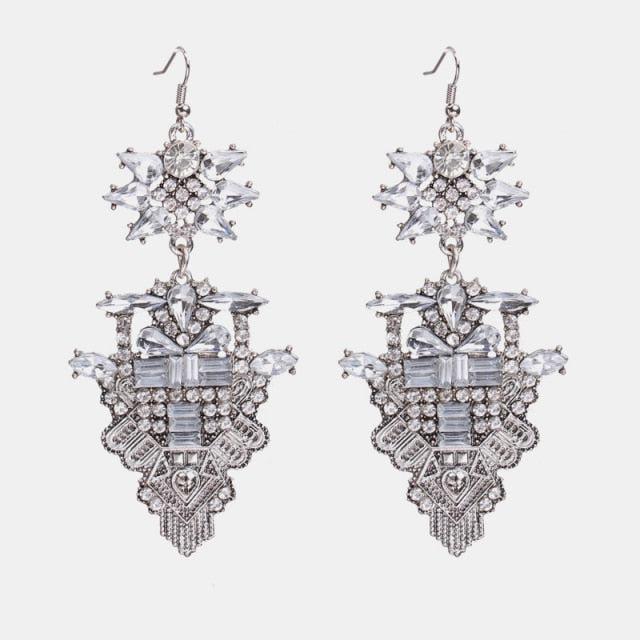 Big Drop Simulated-Pearl Pendants Earrings Earrings - The Burner Shop