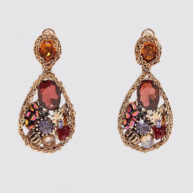 Big Drop Simulated-Pearl Pendants Earrings Earrings - The Burner Shop