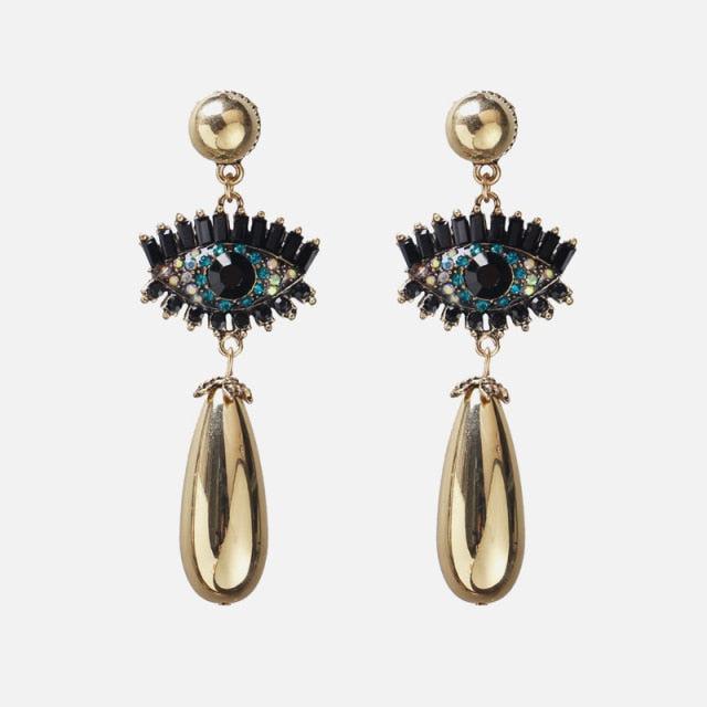 Big Drop Simulated-Pearl Pendants Earrings Earrings - The Burner Shop