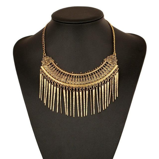 Bohemian Metal Spike Necklace Necklaces - The Burner Shop