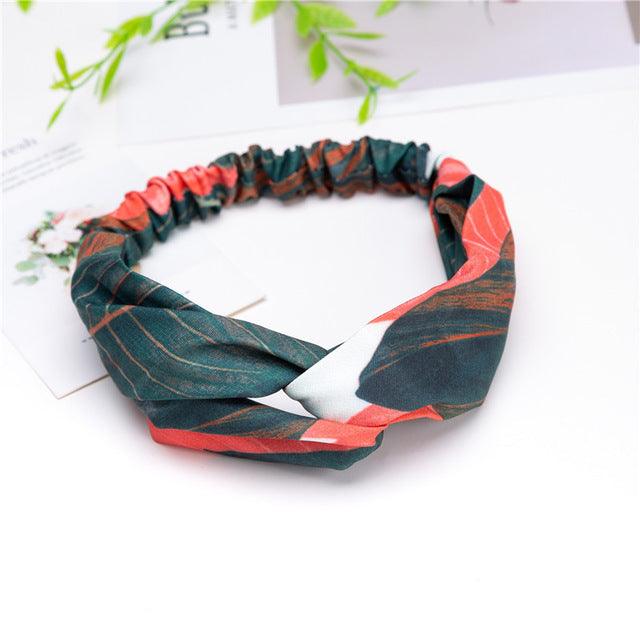 Bohemian Printed Hair Band Headbands - The Burner Shop