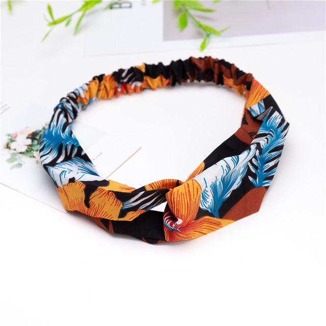 Bohemian Printed Hair Band Headbands - The Burner Shop