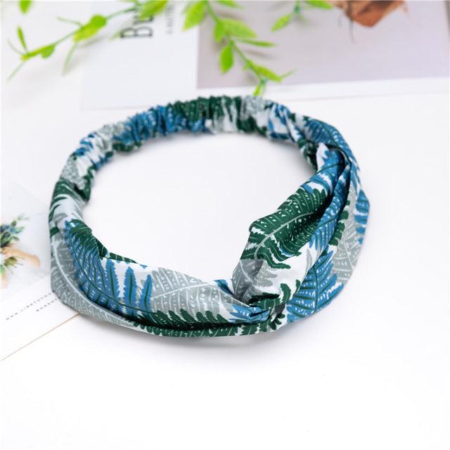 Bohemian Printed Hair Band Headbands - The Burner Shop
