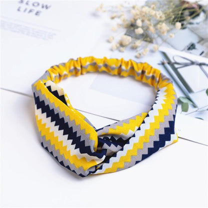 Bohemian Printed Hair Band Headbands - The Burner Shop