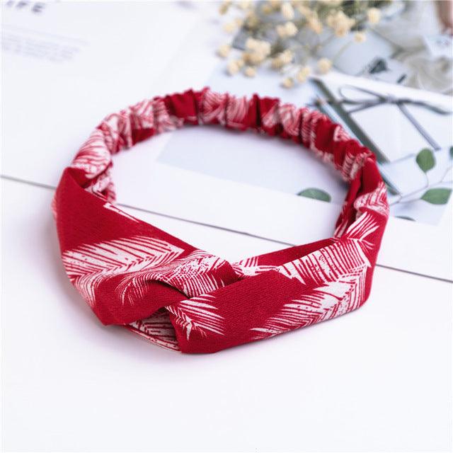 Bohemian Printed Hair Band Headbands - The Burner Shop
