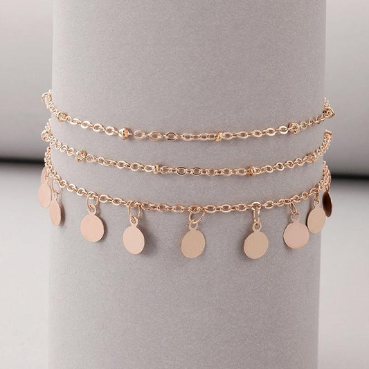 Bohemian Tassel Anklet Anklets - The Burner Shop