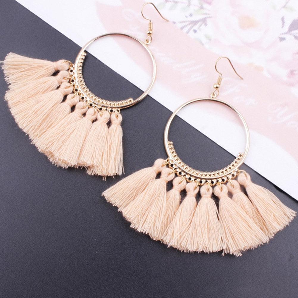 Bohemian Tassel Drop Earrings Earrings - The Burner Shop