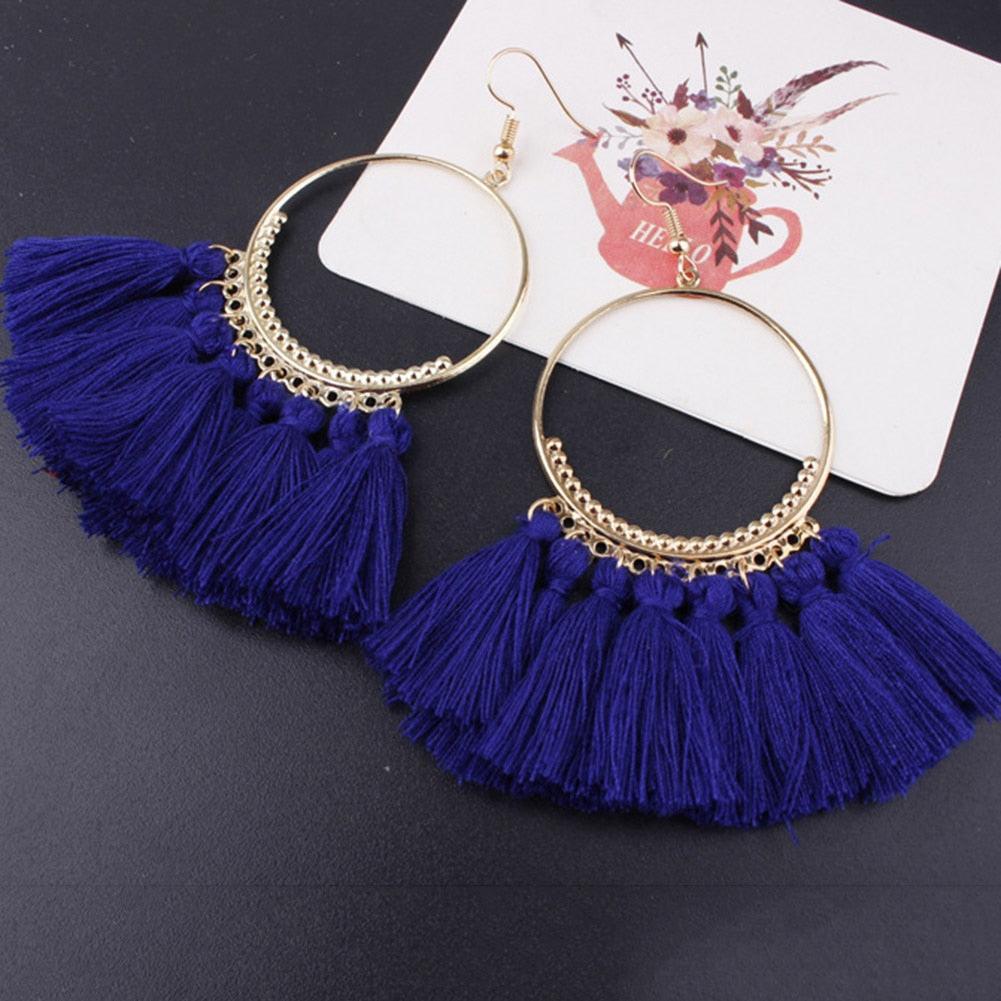 Bohemian Tassel Drop Earrings Earrings - The Burner Shop