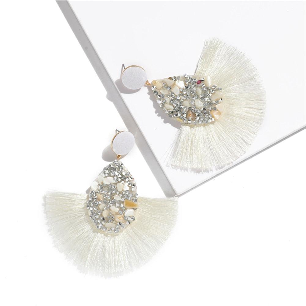 Bohemian Tassel Drop Earrings Earrings - The Burner Shop