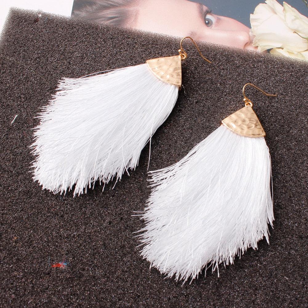 Bohemian Tassel Drop Earrings Earrings - The Burner Shop