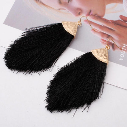 Bohemian Tassel Drop Earrings Earrings - The Burner Shop