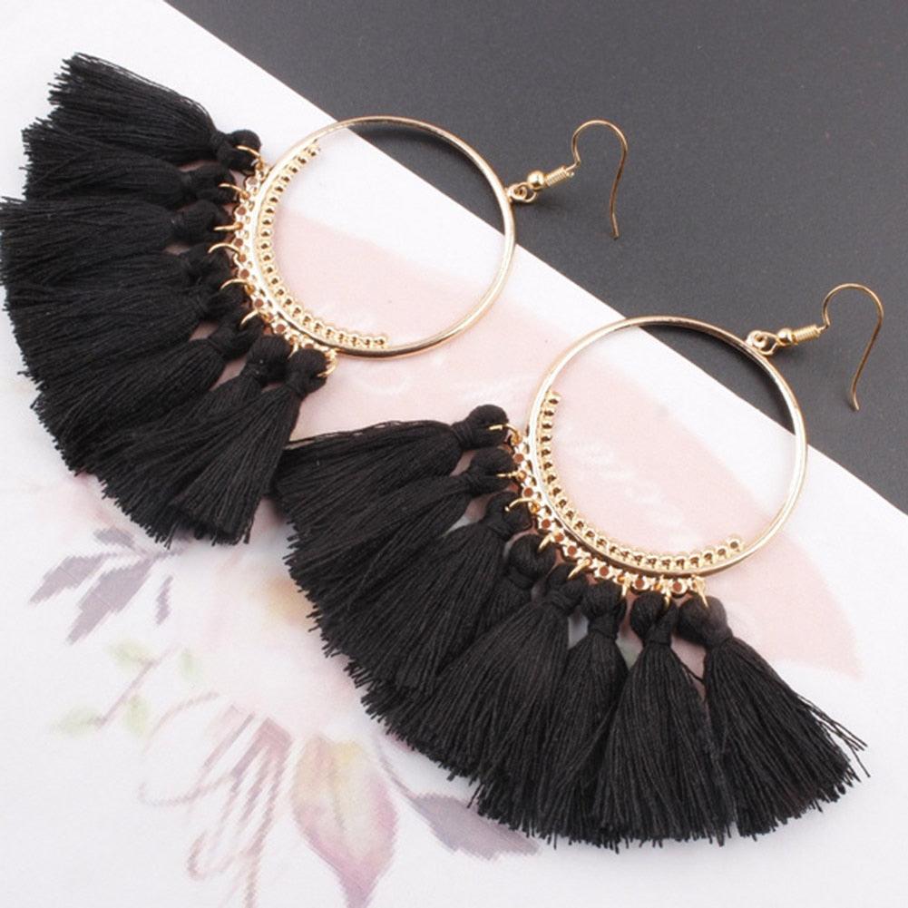 Bohemian Tassel Drop Earrings Earrings - The Burner Shop