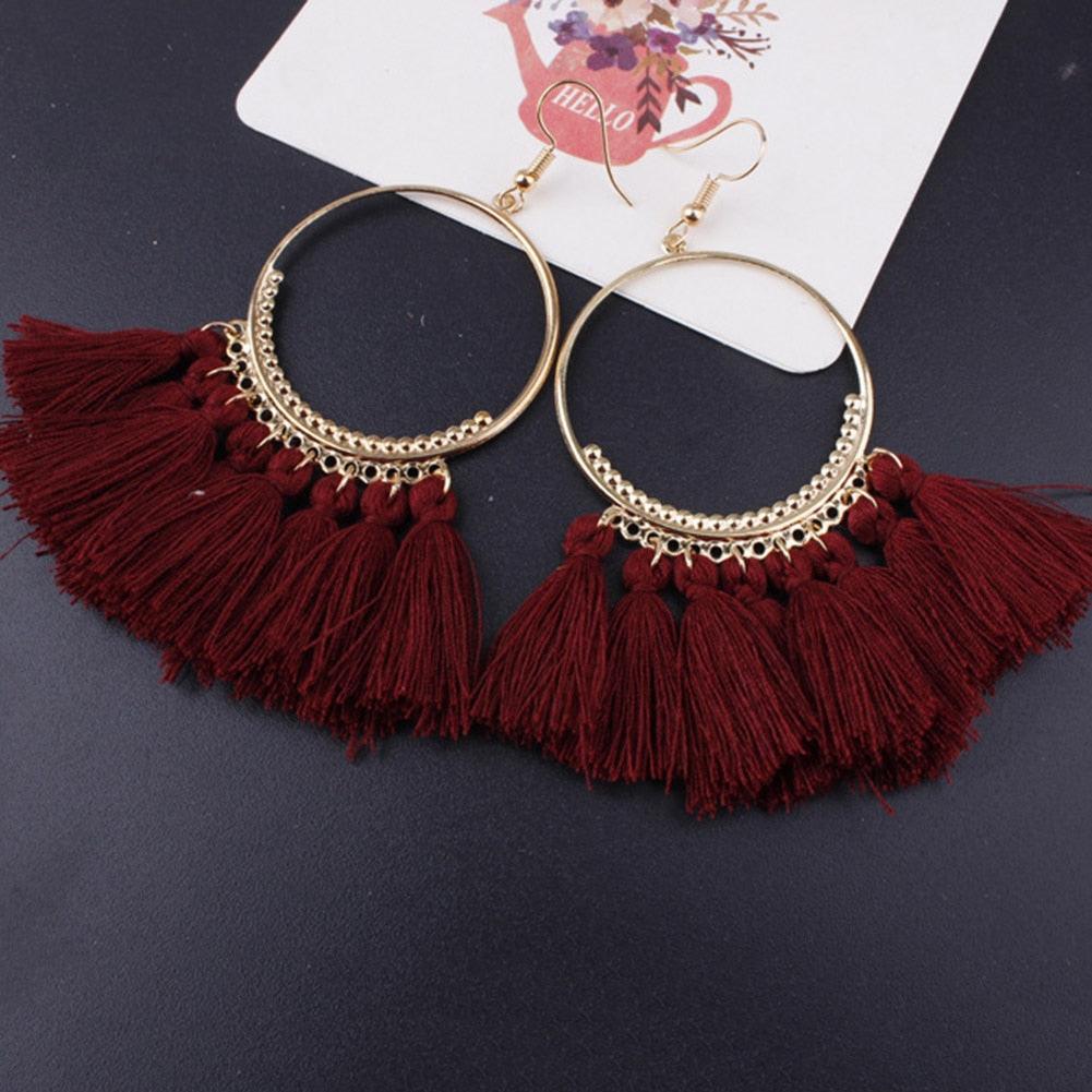 Bohemian Tassel Drop Earrings Earrings - The Burner Shop