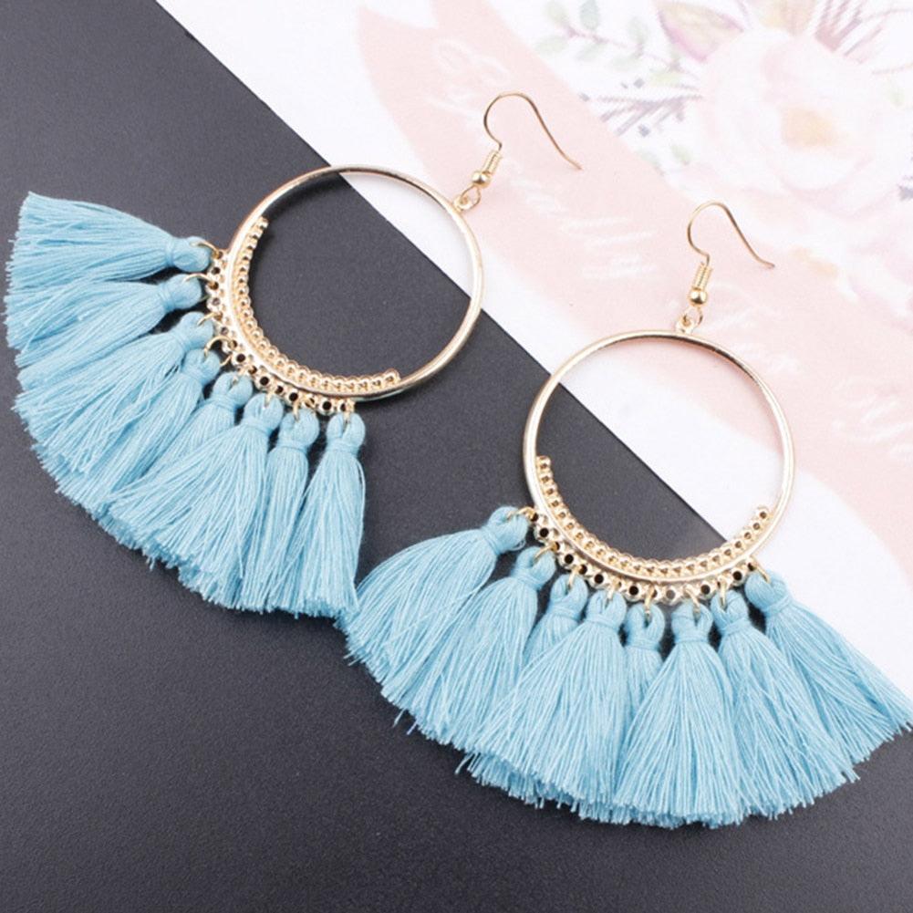Bohemian Tassel Drop Earrings Earrings - The Burner Shop