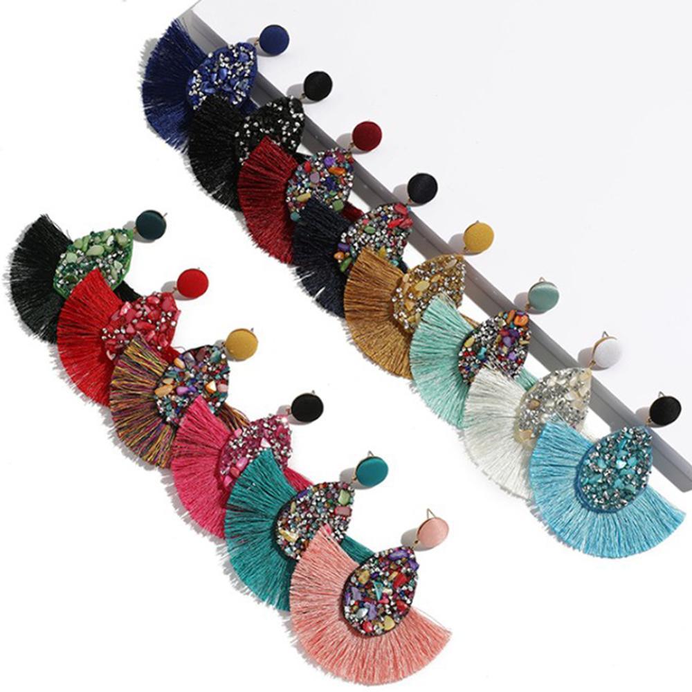 Bohemian Tassel Drop Earrings Earrings - The Burner Shop