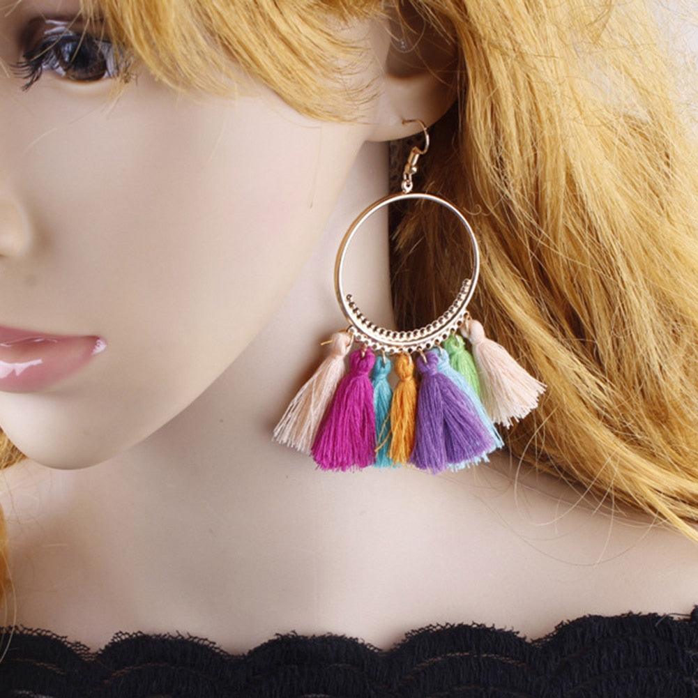 Bohemian Tassel Drop Earrings Earrings - The Burner Shop