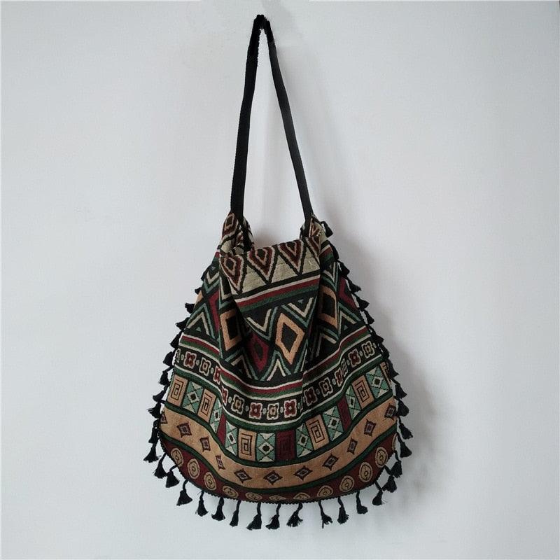 Bohemian Tassel Fringe Shoulder Bag bags - The Burner Shop